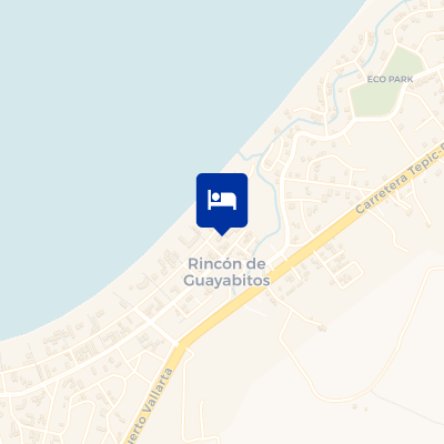 location of hotel on a map