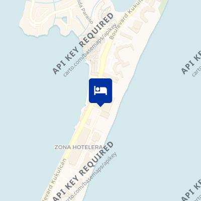 location of hotel on a map