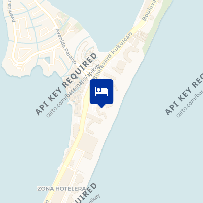 location of hotel on a map
