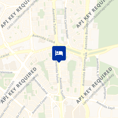 location of hotel on a map