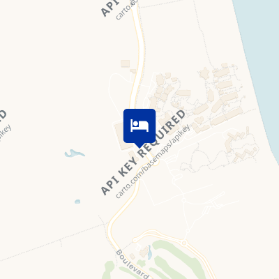 location of hotel on a map