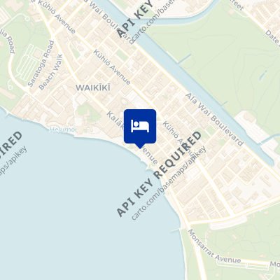 location of hotel on a map