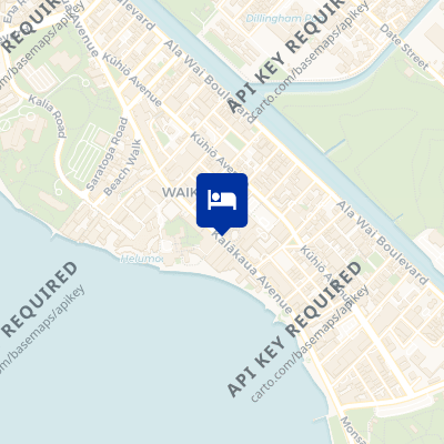 location of hotel on a map