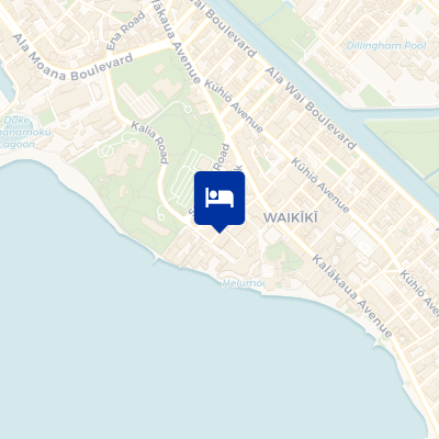 location of hotel on a map
