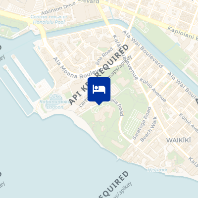 location of hotel on a map