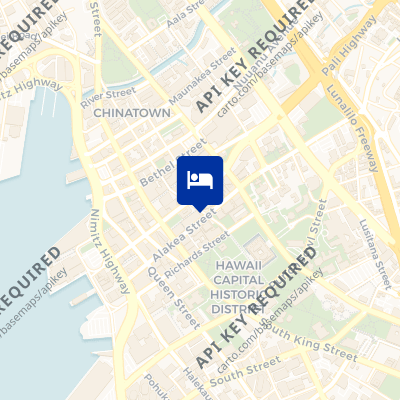 location of hotel on a map