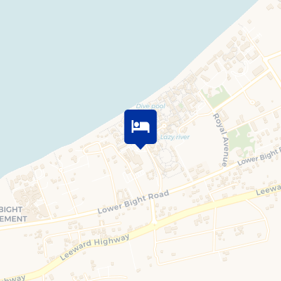 location of hotel on a map