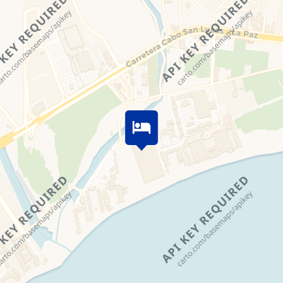 location of hotel on a map