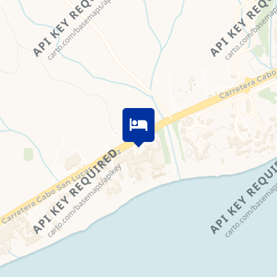 location of hotel on a map