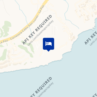 location of hotel on a map