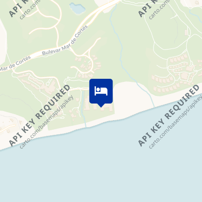 location of hotel on a map