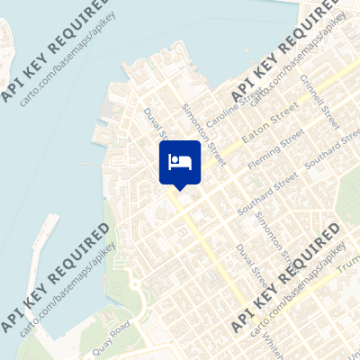 location of hotel on a map