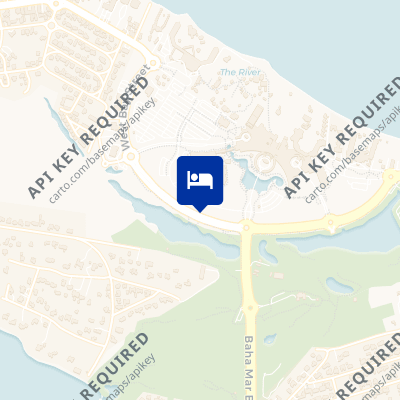 location of hotel on a map
