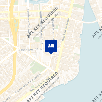 location of hotel on a map