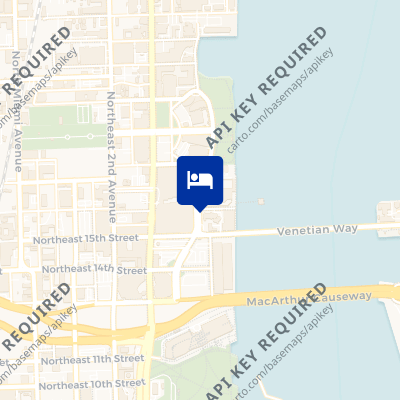 location of hotel on a map