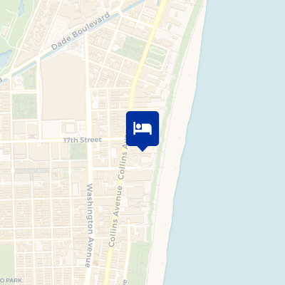 location of hotel on a map