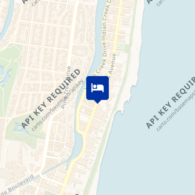 location of hotel on a map