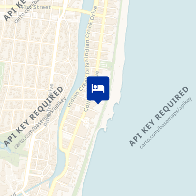 location of hotel on a map
