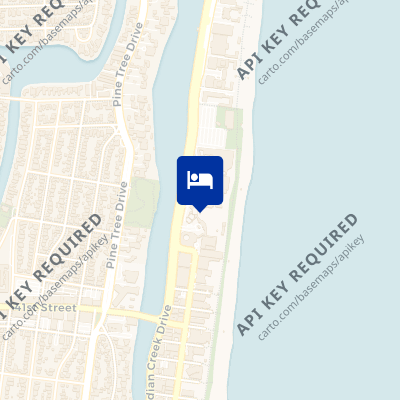 location of hotel on a map