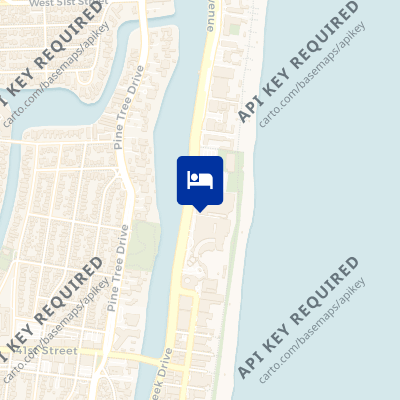 location of hotel on a map