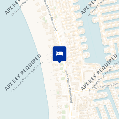 location of hotel on a map