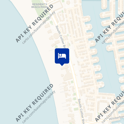 location of hotel on a map