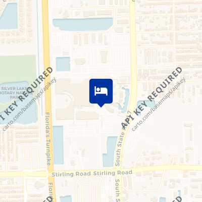 location of hotel on a map