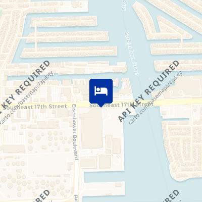 location of hotel on a map
