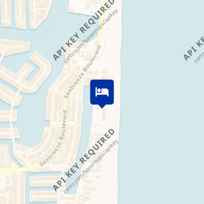 location of hotel on a map