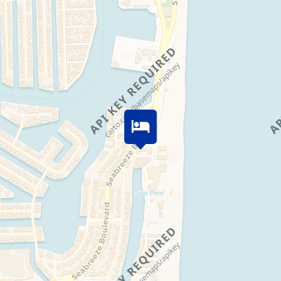 location of hotel on a map