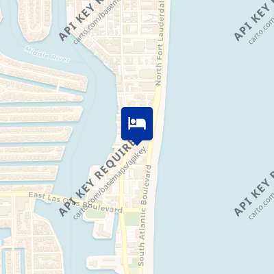 location of hotel on a map