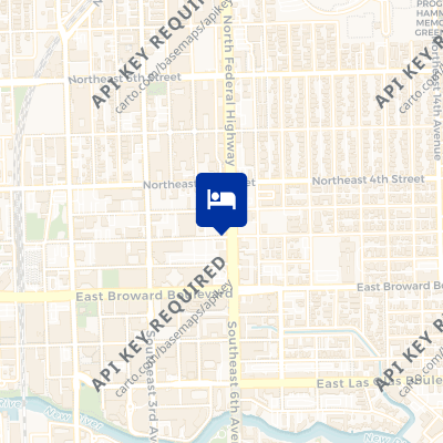 location of hotel on a map