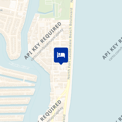 location of hotel on a map