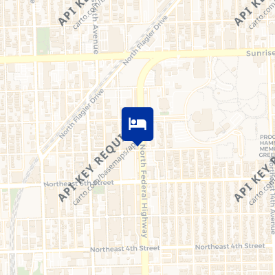 location of hotel on a map