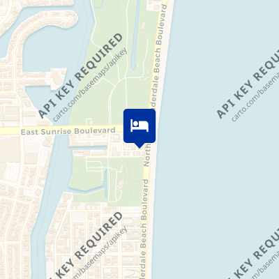 location of hotel on a map