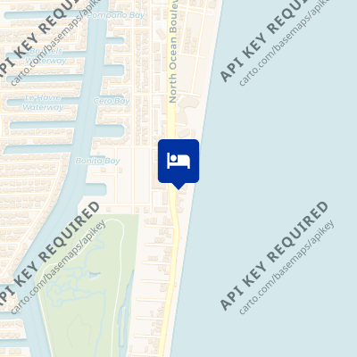 location of hotel on a map