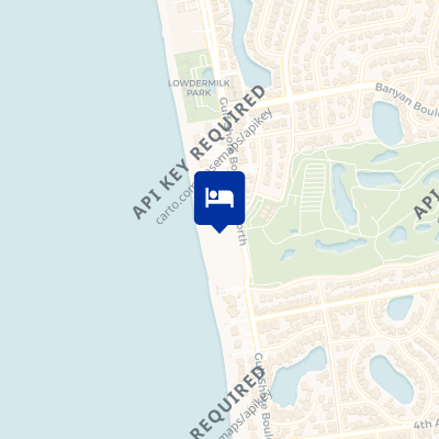 location of hotel on a map