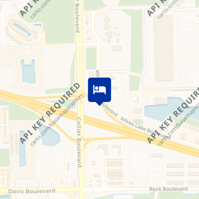 location of hotel on a map