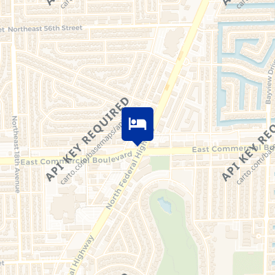 location of hotel on a map