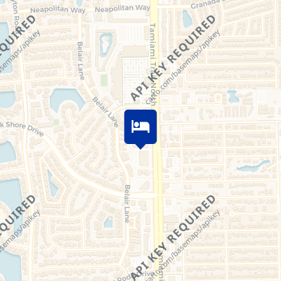 location of hotel on a map