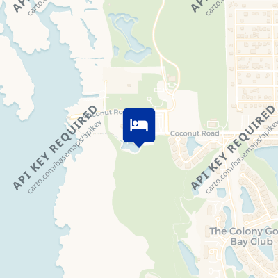 location of hotel on a map