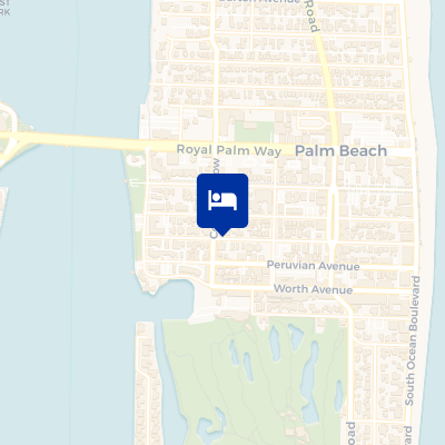 location of hotel on a map