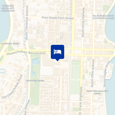 location of hotel on a map