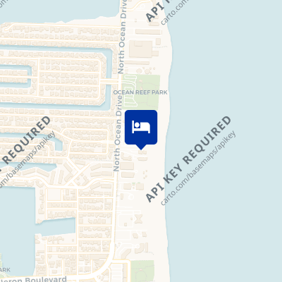 location of hotel on a map
