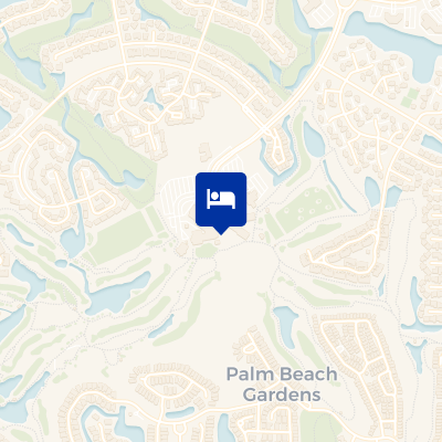 location of hotel on a map