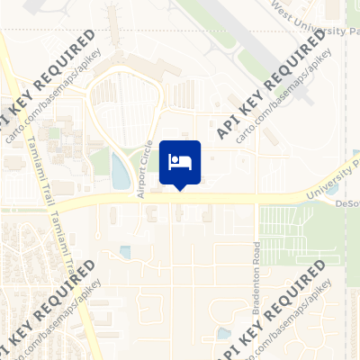 location of hotel on a map