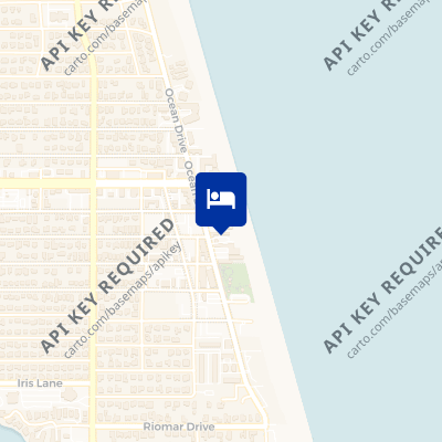 location of hotel on a map