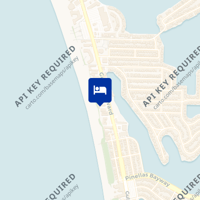 location of hotel on a map