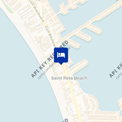 location of hotel on a map