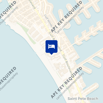 location of hotel on a map